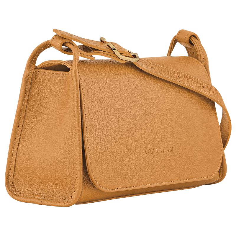 Women Longchamp Le Foulonné M Crossbody Bag Brown | Ireland-437XTFBMV