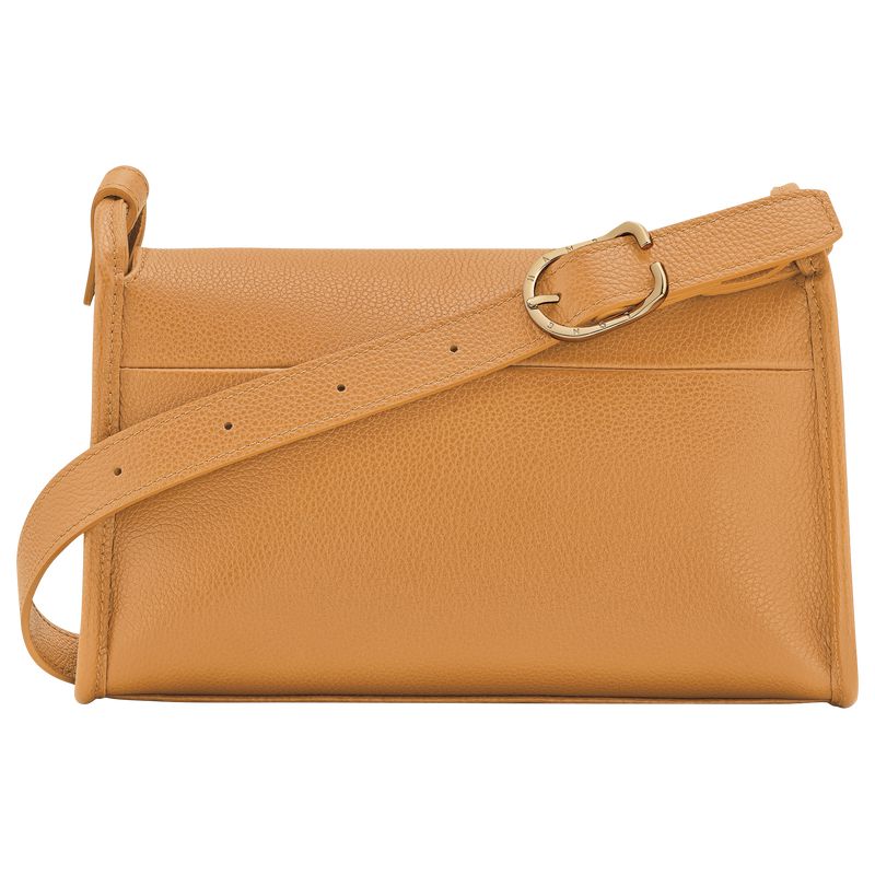 Women Longchamp Le Foulonné M Crossbody Bag Brown | Ireland-437XTFBMV