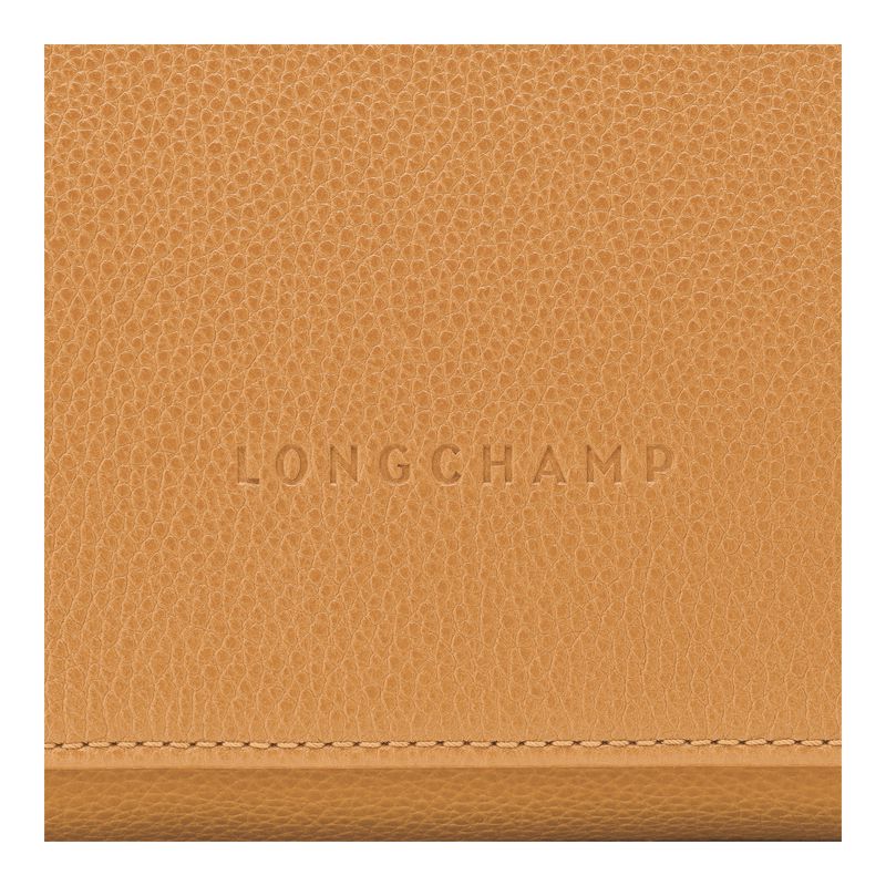 Women Longchamp Le Foulonné M Crossbody Bag Brown | Ireland-437XTFBMV