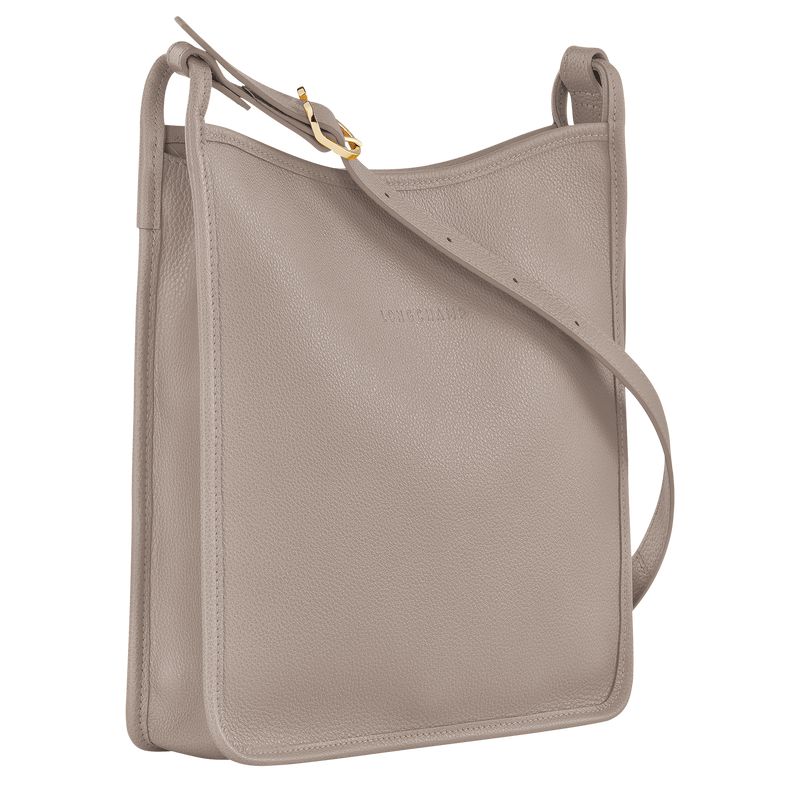 Women Longchamp Le Foulonné M Crossbody Bag Grey | Ireland-409UFJZRB