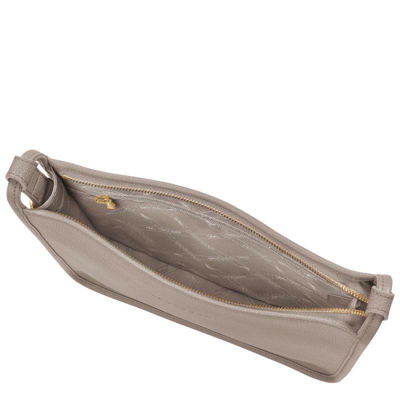 Women Longchamp Le Foulonné M Crossbody Bag Grey | Ireland-409UFJZRB