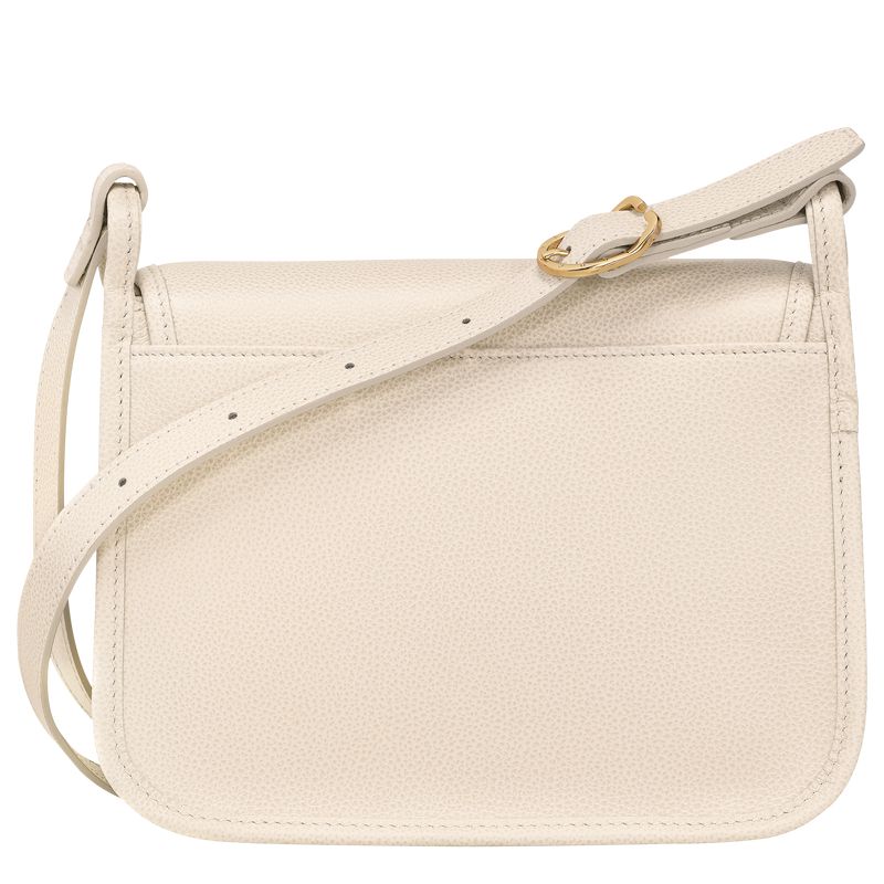 Women Longchamp Le Foulonné M Crossbody Bag Beige | Ireland-019TYMEPW