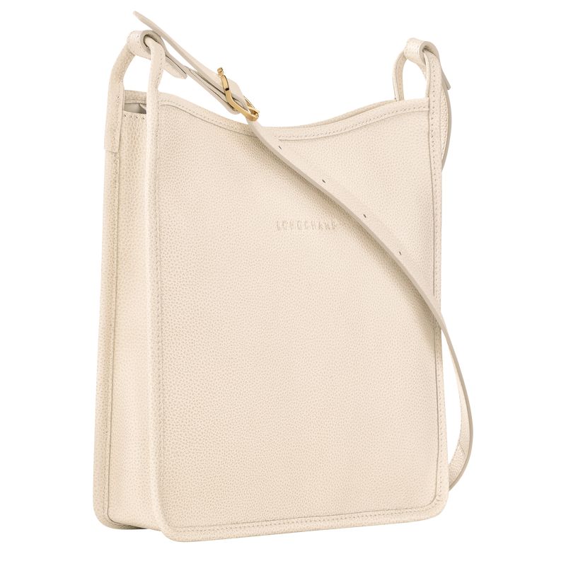 Women Longchamp Le Foulonné M Crossbody Bag Beige | Ireland-945GIWRZD