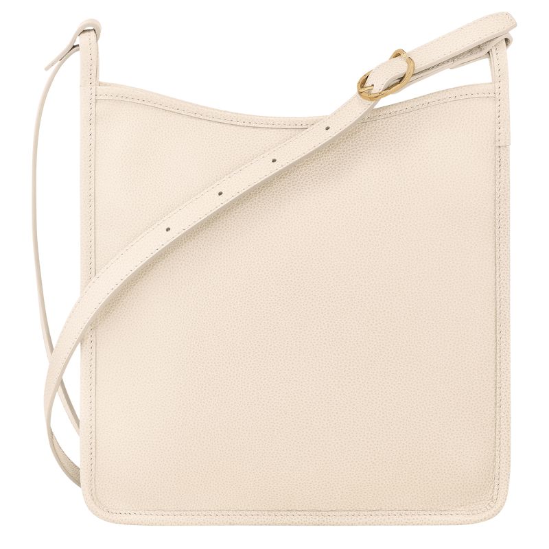 Women Longchamp Le Foulonné M Crossbody Bag Beige | Ireland-945GIWRZD