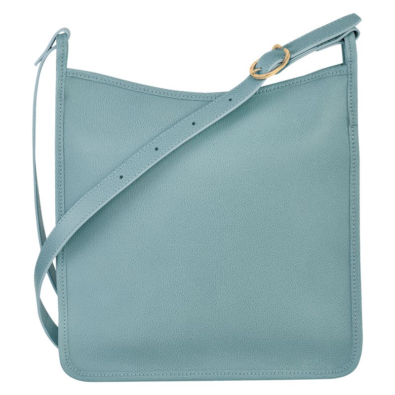 Women Longchamp Le Foulonné M Crossbody Bag Blue | Ireland-237ICGHAS