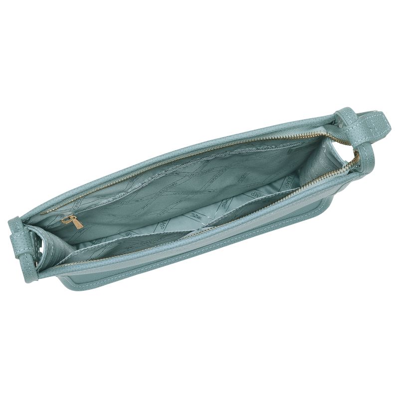 Women Longchamp Le Foulonné M Crossbody Bag Blue | Ireland-237ICGHAS