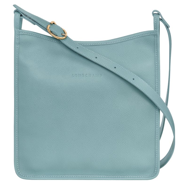 Women Longchamp Le Foulonné M Crossbody Bag Blue | Ireland-237ICGHAS