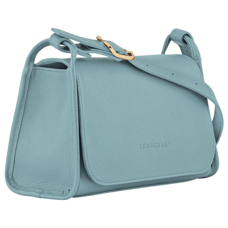 Women Longchamp Le Foulonné M Crossbody Bag Blue | Ireland-643XDEPJF