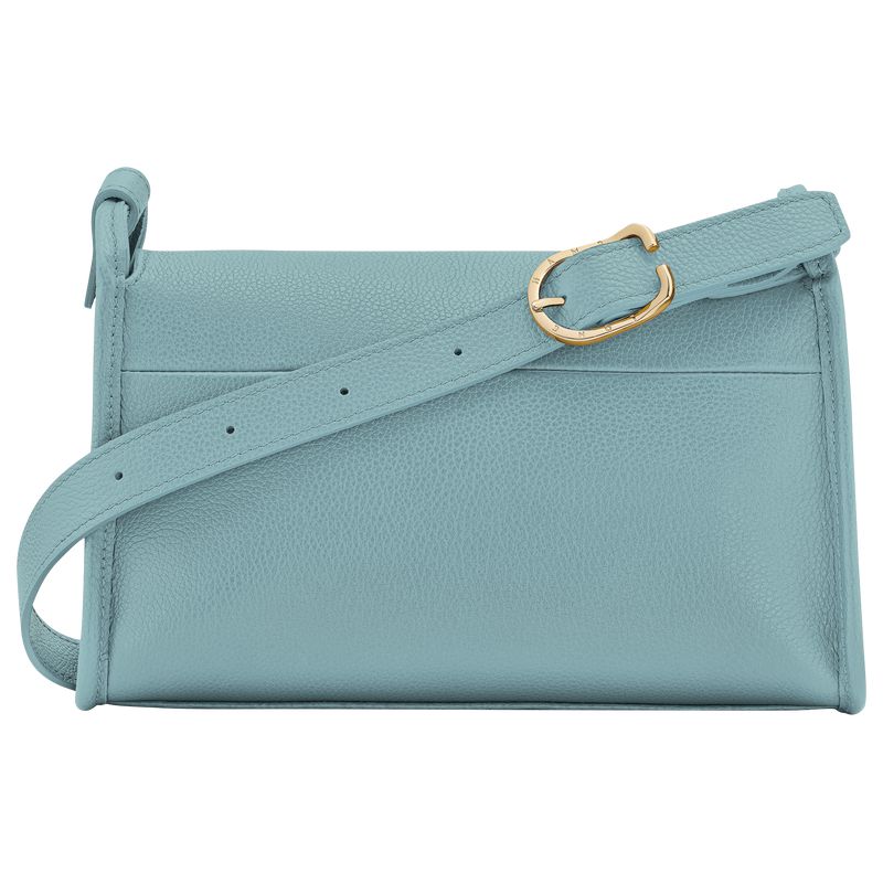 Women Longchamp Le Foulonné M Crossbody Bag Blue | Ireland-643XDEPJF
