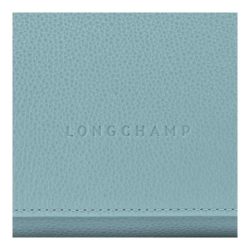 Women Longchamp Le Foulonné M Crossbody Bag Blue | Ireland-643XDEPJF