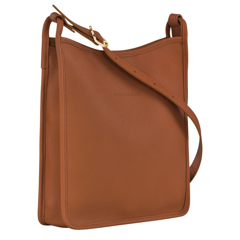 Women Longchamp Le Foulonné M Crossbody Bag Brown | Ireland-650QCZIDV