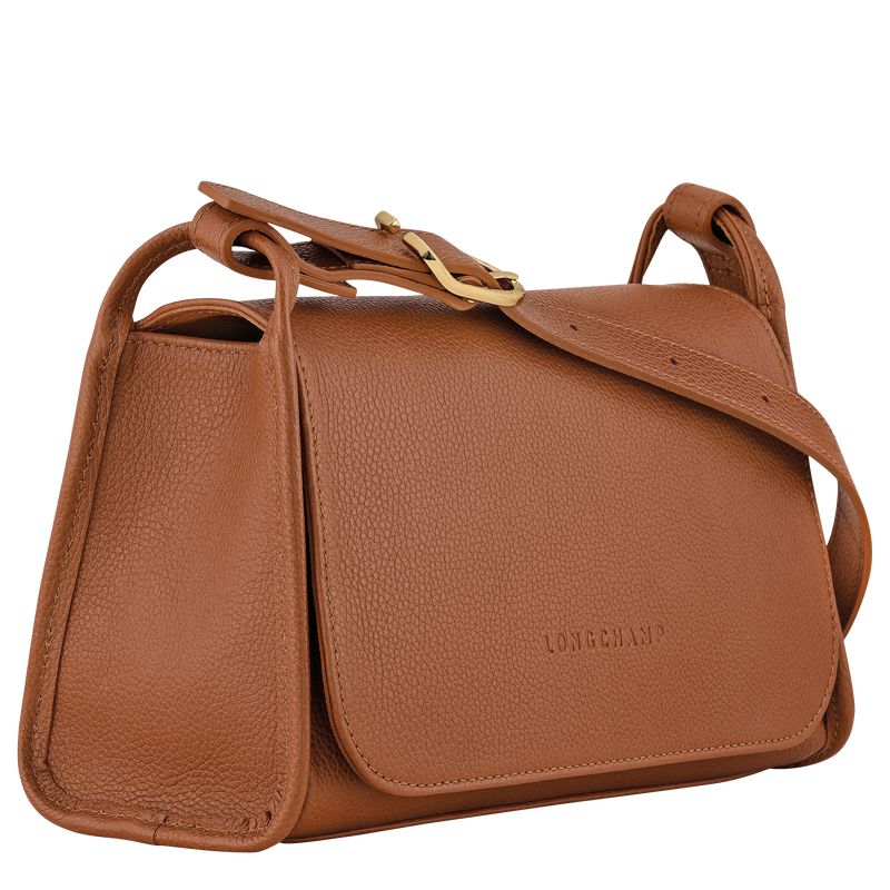 Women Longchamp Le Foulonné M Crossbody Bag Brown | Ireland-021DFAKRV