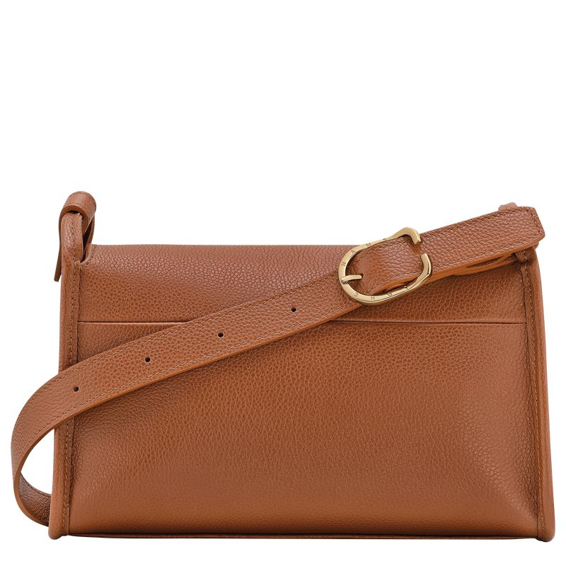 Women Longchamp Le Foulonné M Crossbody Bag Brown | Ireland-021DFAKRV
