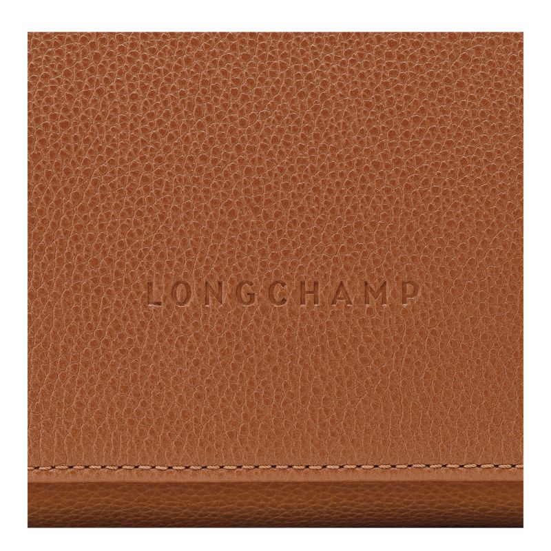 Women Longchamp Le Foulonné M Crossbody Bag Brown | Ireland-021DFAKRV