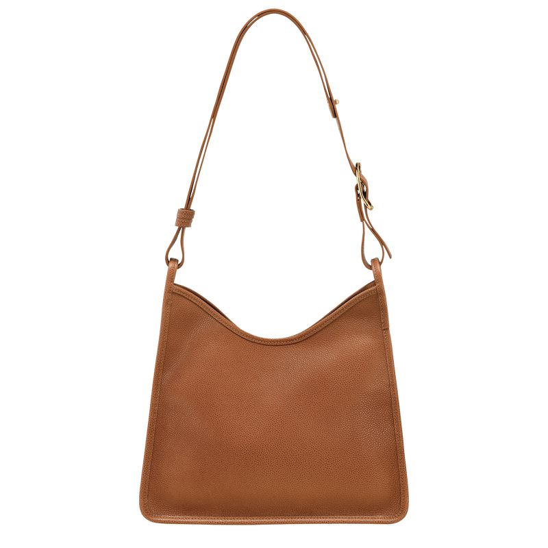 Women Longchamp Le Foulonné M Hobo Bag Brown | Ireland-763BMCNHX