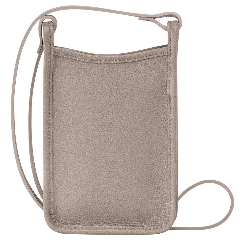 Women Longchamp Le Foulonné Phone Case Grey | Ireland-253RLQUOX