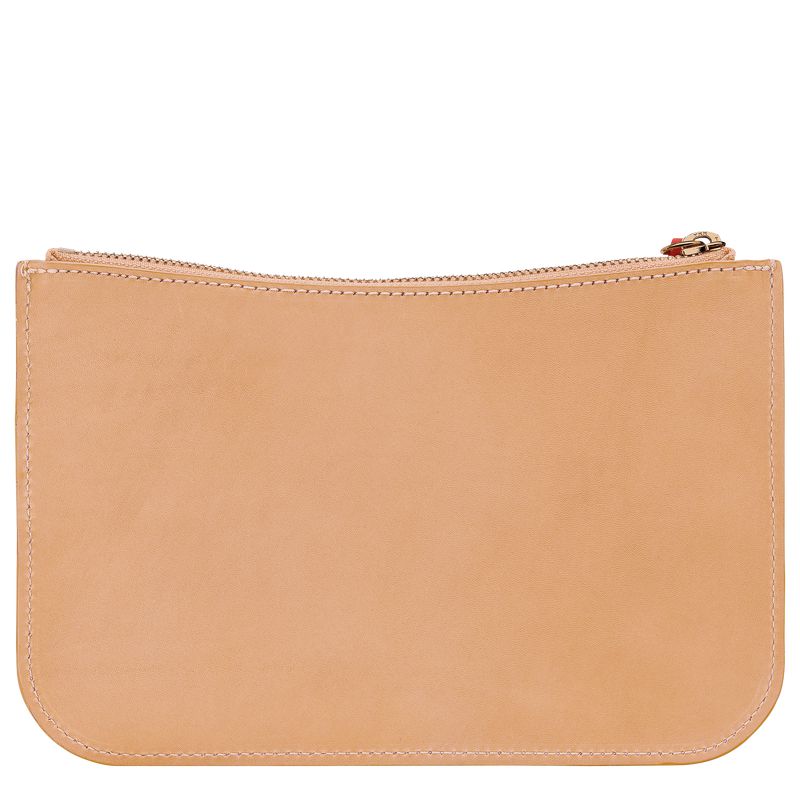 Women Longchamp Le Foulonné Pouch Orange | Ireland-421NZXAVF