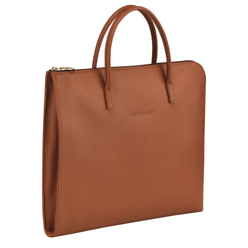 Women Longchamp Le Foulonné S Briefcase Brown | Ireland-015VTPFCH