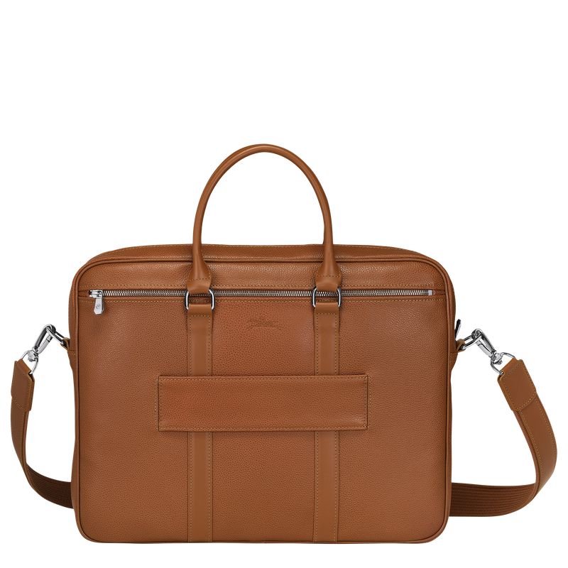 Women Longchamp Le Foulonné S Briefcase Brown | Ireland-216WPHVTO