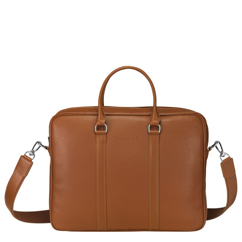 Women Longchamp Le Foulonné S Briefcase Brown | Ireland-216WPHVTO