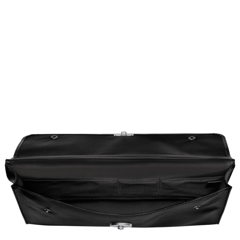 Women Longchamp Le Foulonné S Briefcase Black | Ireland-326AXDGMK