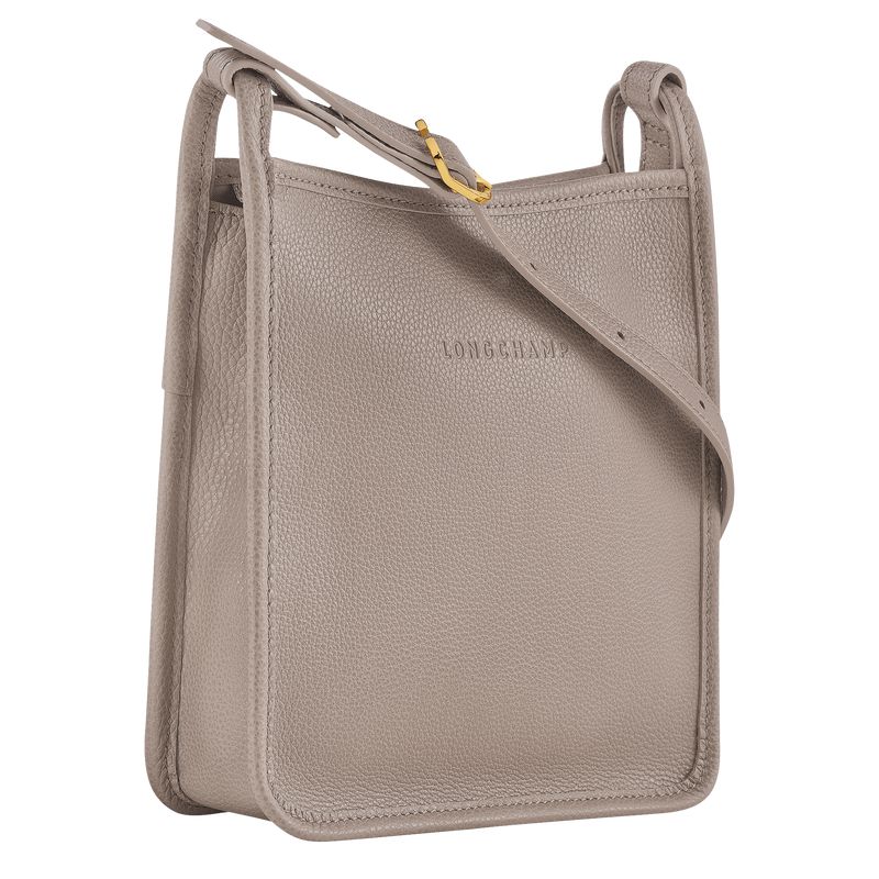 Women Longchamp Le Foulonné S Crossbody Bag Grey | Ireland-231TOIWDS