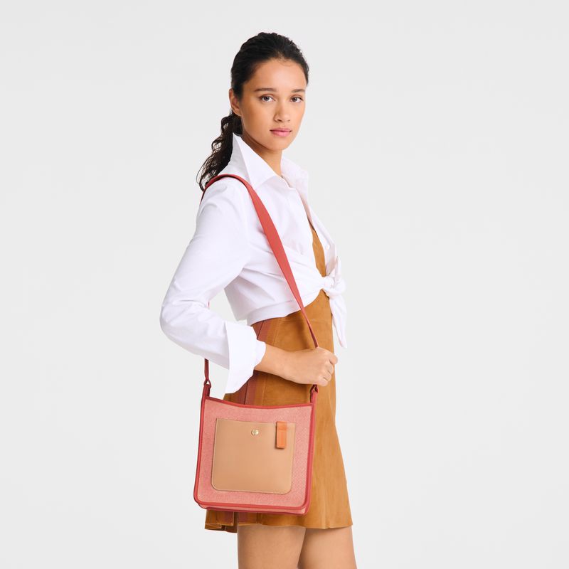 Women Longchamp Le Foulonné S Crossbody Bag Pink | Ireland-508GWBSVQ