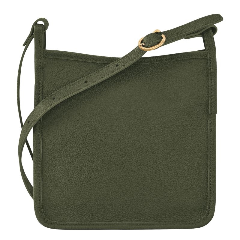 Women Longchamp Le Foulonné S Crossbody Bag Khaki | Ireland-438EWIGJD