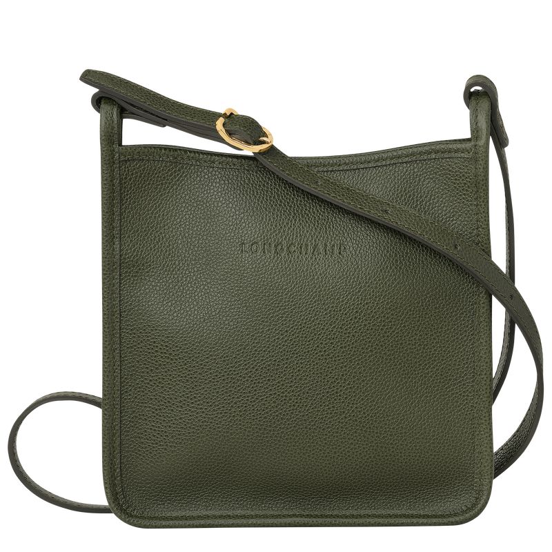 Women Longchamp Le Foulonné S Crossbody Bag Khaki | Ireland-438EWIGJD