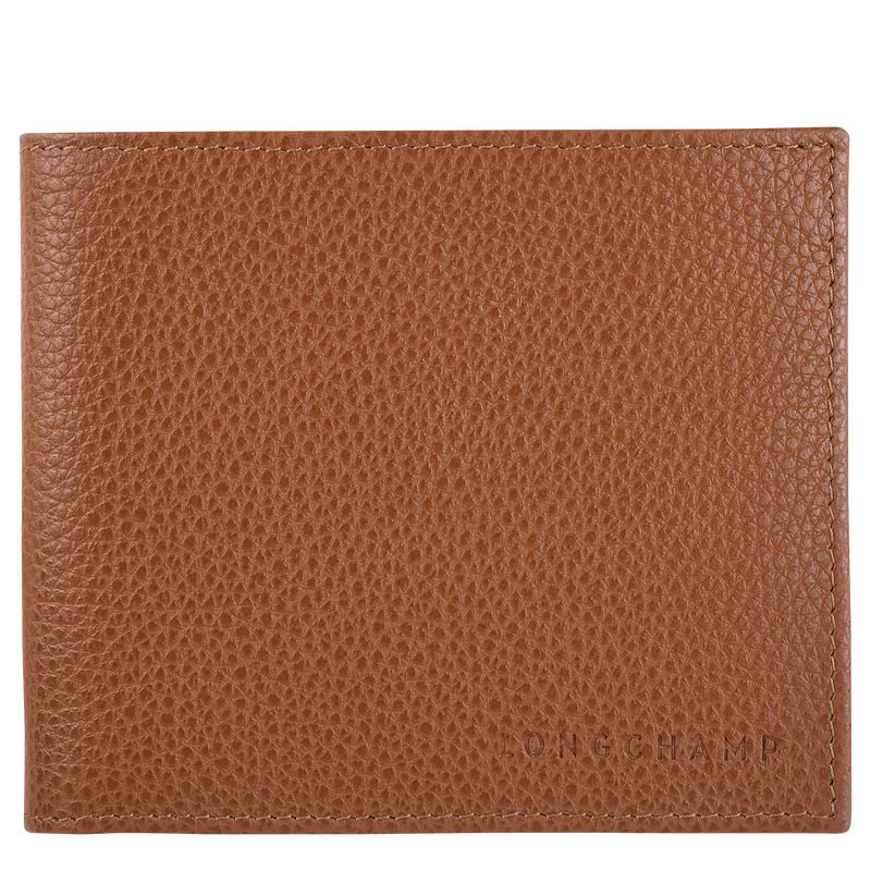 Women Longchamp Le Foulonné Wallet Brown | Ireland-654GAVZPL