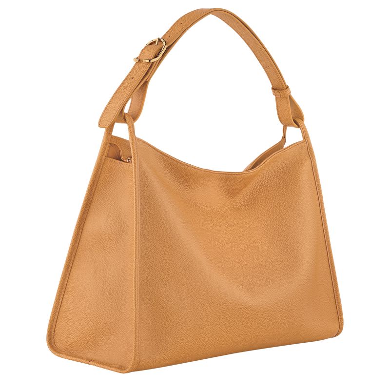Women Longchamp Le Foulonné Xl Shoulder Bag Brown | Ireland-951MBLUXO