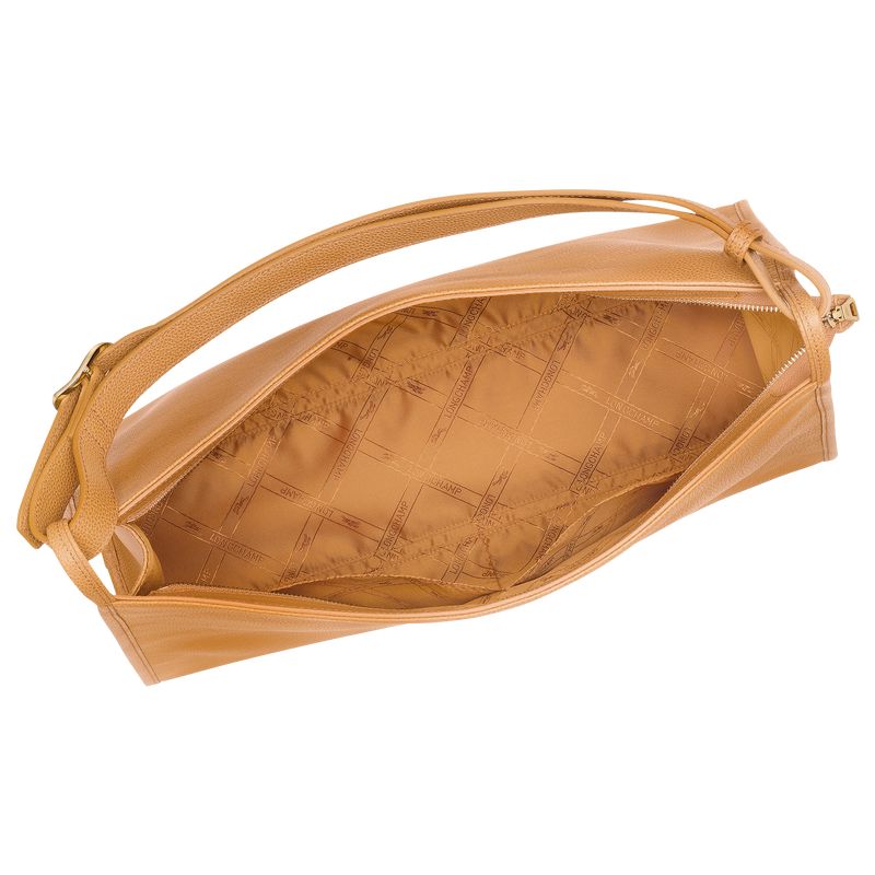 Women Longchamp Le Foulonné Xl Shoulder Bag Brown | Ireland-951MBLUXO