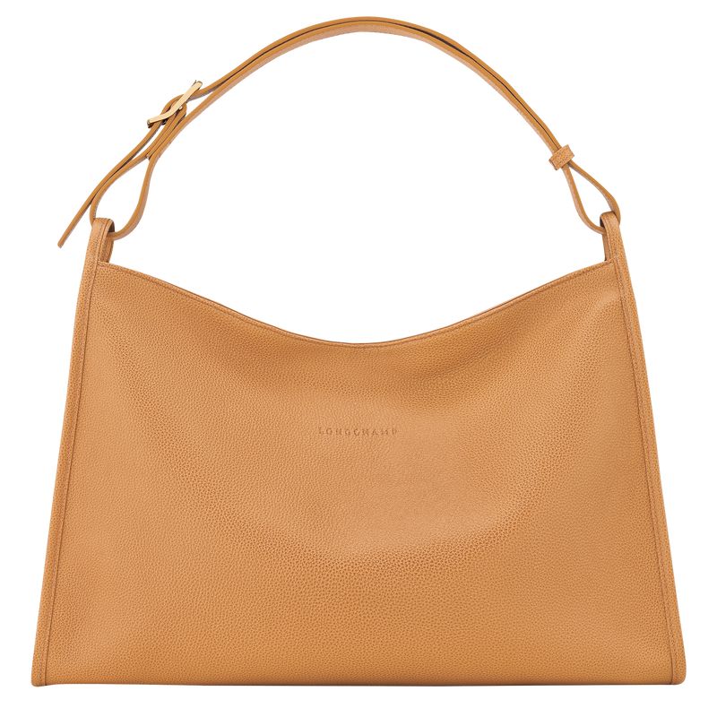 Women Longchamp Le Foulonné Xl Shoulder Bag Brown | Ireland-951MBLUXO