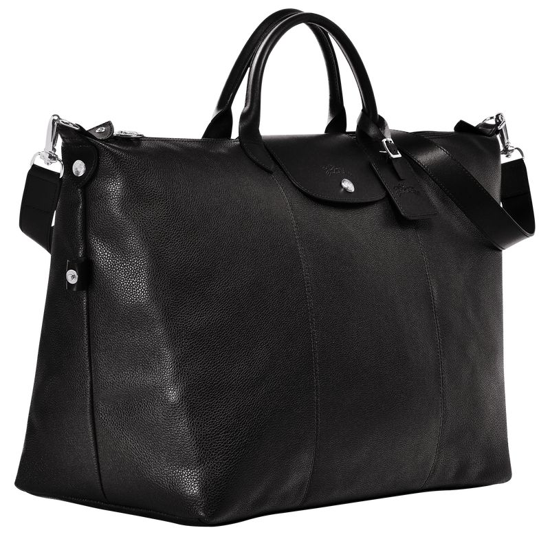 Women Longchamp Le Foulonné Xl Travel Bag Black | Ireland-460GUSXQB