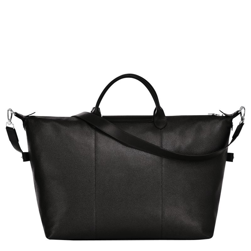 Women Longchamp Le Foulonné Xl Travel Bag Black | Ireland-460GUSXQB