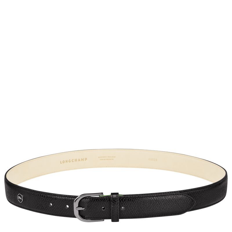 Women Longchamp Le Pliage Belt Black | Ireland-386UPZEQR