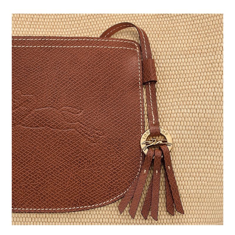 Women Longchamp Le Pliage Collection L Basket Tote Bag Brown | Ireland-495GBYKLE