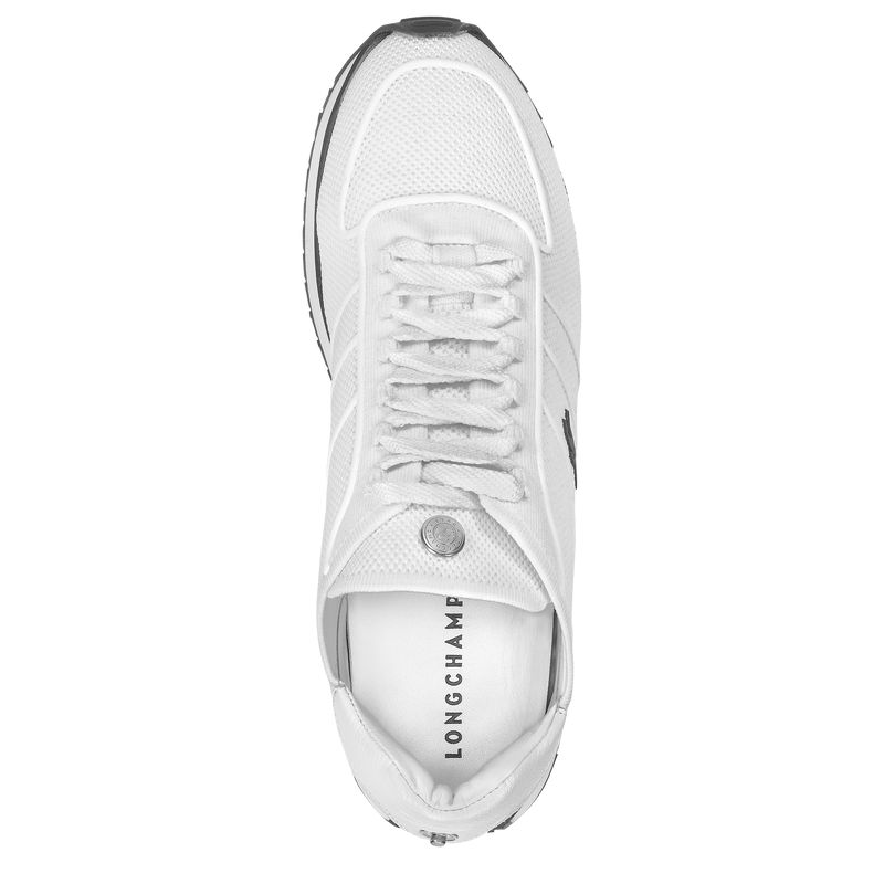 Women Longchamp Le Pliage Collection Sneakers Cream | Ireland-651SXMVAE