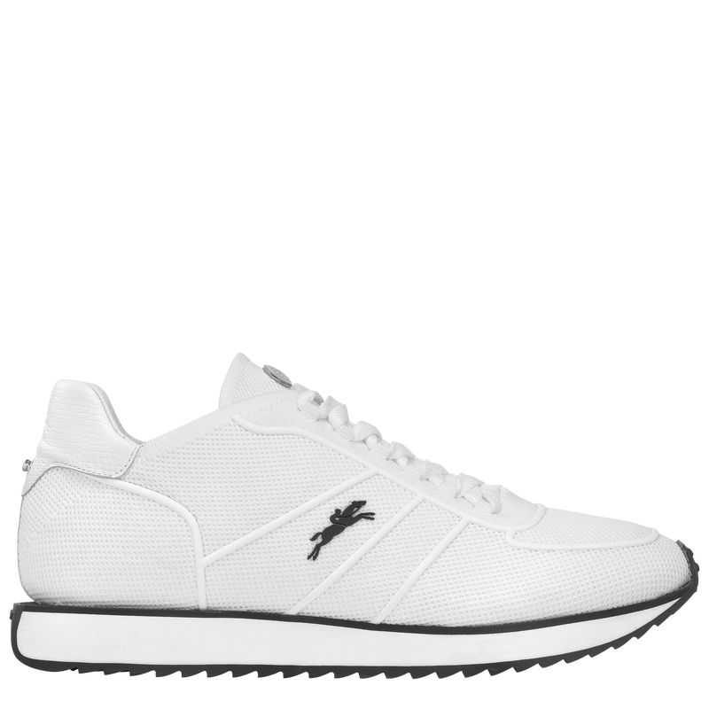 Women Longchamp Le Pliage Collection Sneakers Cream | Ireland-651SXMVAE