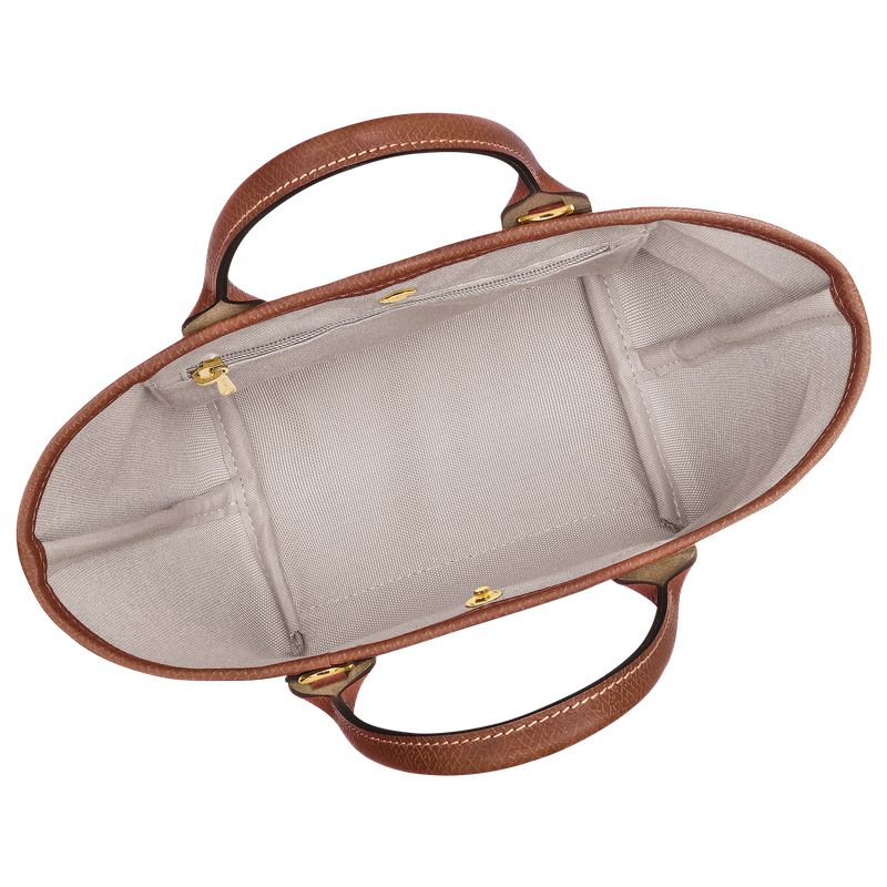 Women Longchamp Le Pliage Collection Xs Basket Tote Bag Brown | Ireland-469UTMCXV