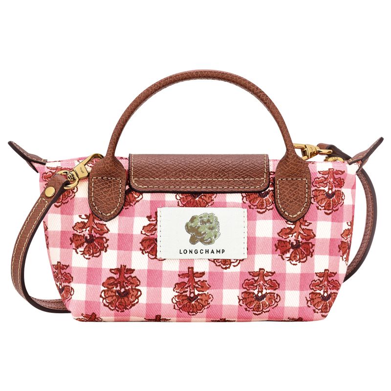 Women Longchamp Le Pliage Collection Xs Pouch Pink | Ireland-941ZQLNBG