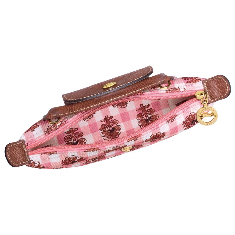Women Longchamp Le Pliage Collection Xs Pouch Pink | Ireland-941ZQLNBG
