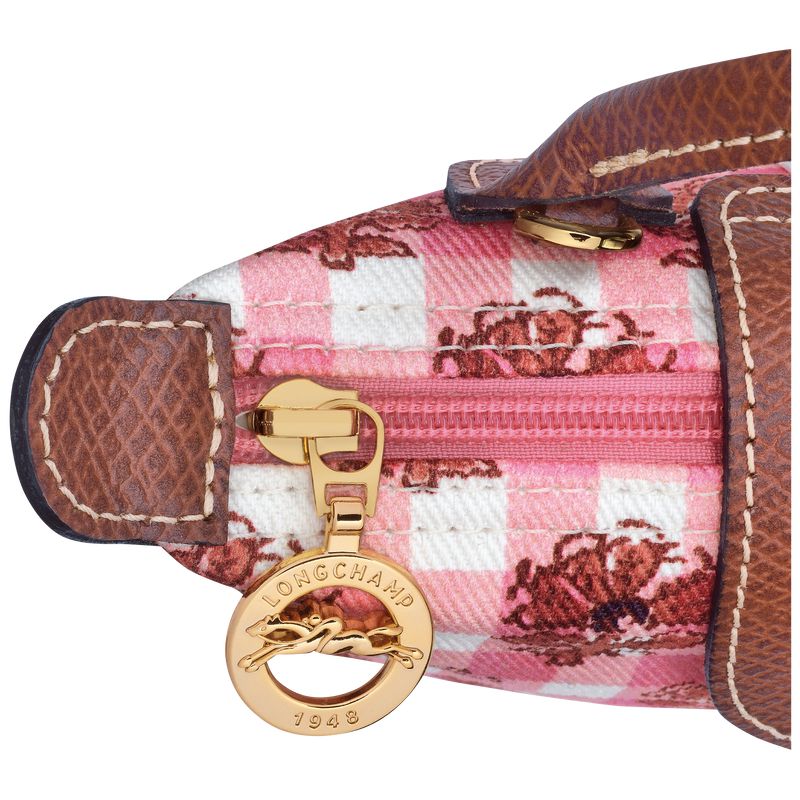 Women Longchamp Le Pliage Collection Xs Pouch Pink | Ireland-941ZQLNBG