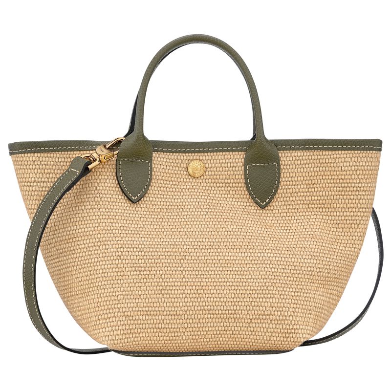 Women Longchamp Le Pliage Collection Xs Basket Tote Bag Brown / Olive | Ireland-596WKCBGE