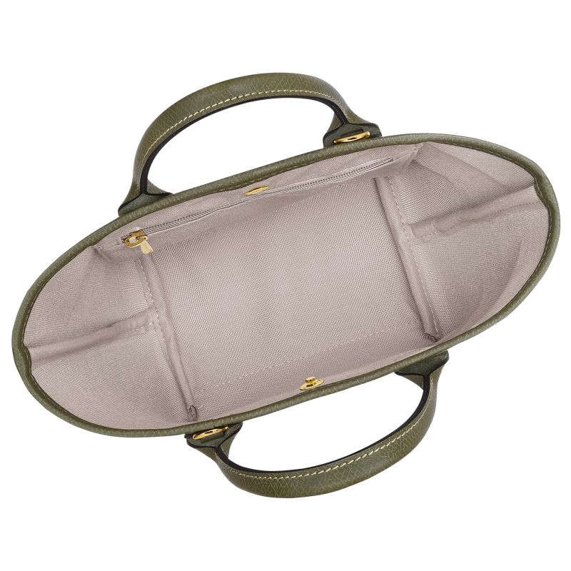 Women Longchamp Le Pliage Collection Xs Basket Tote Bag Brown / Olive | Ireland-596WKCBGE