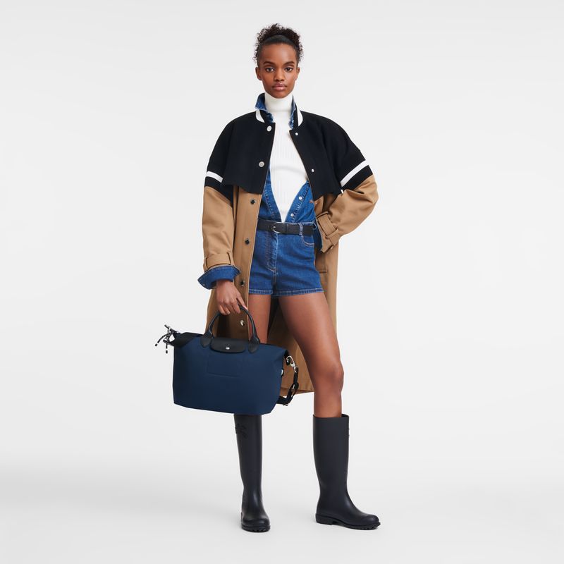 Women Longchamp Le Pliage Energy L Handbag Navy | Ireland-301PLOYXR