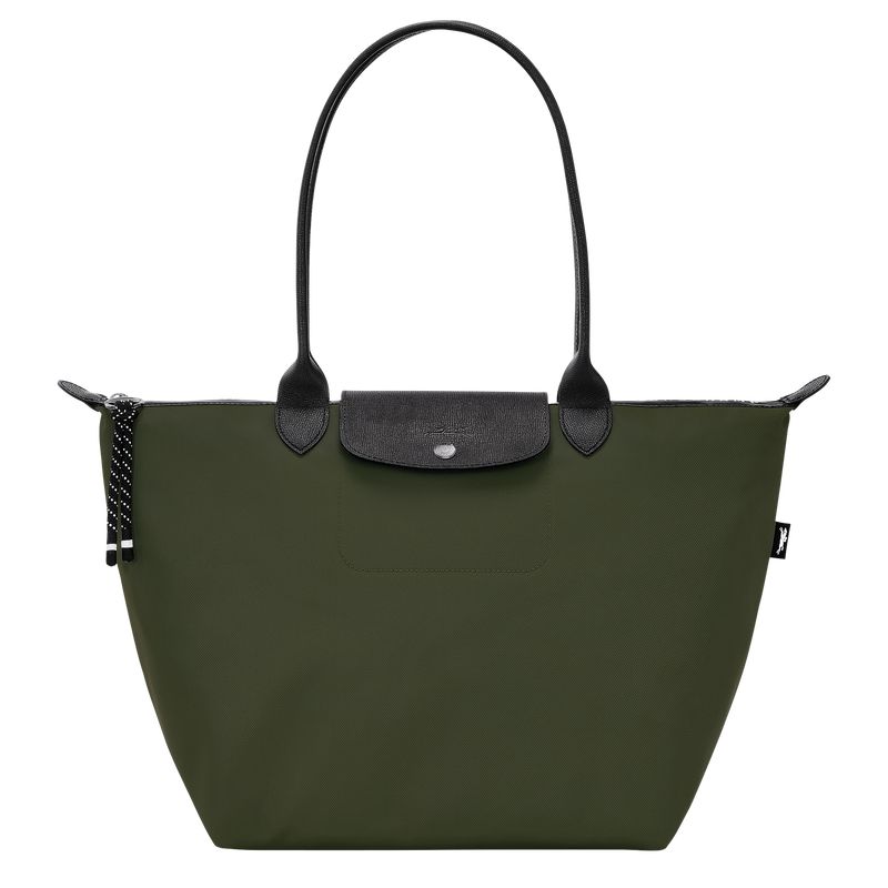 Women Longchamp Le Pliage Energy L Tote Bag Khaki | Ireland-492EQNPIW