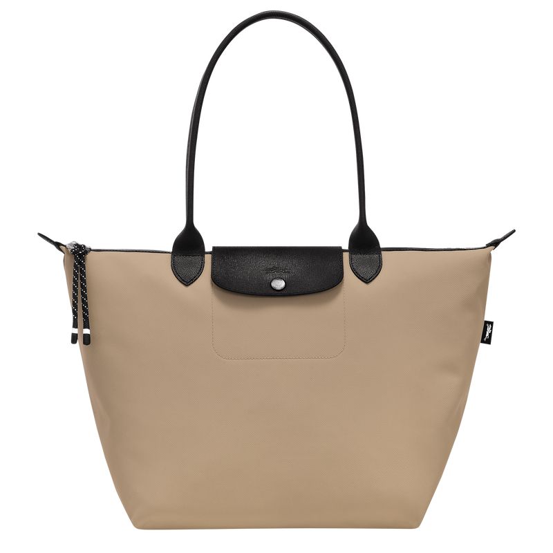 Women Longchamp Le Pliage Energy L Tote Bag Beige | Ireland-253LGBUKA