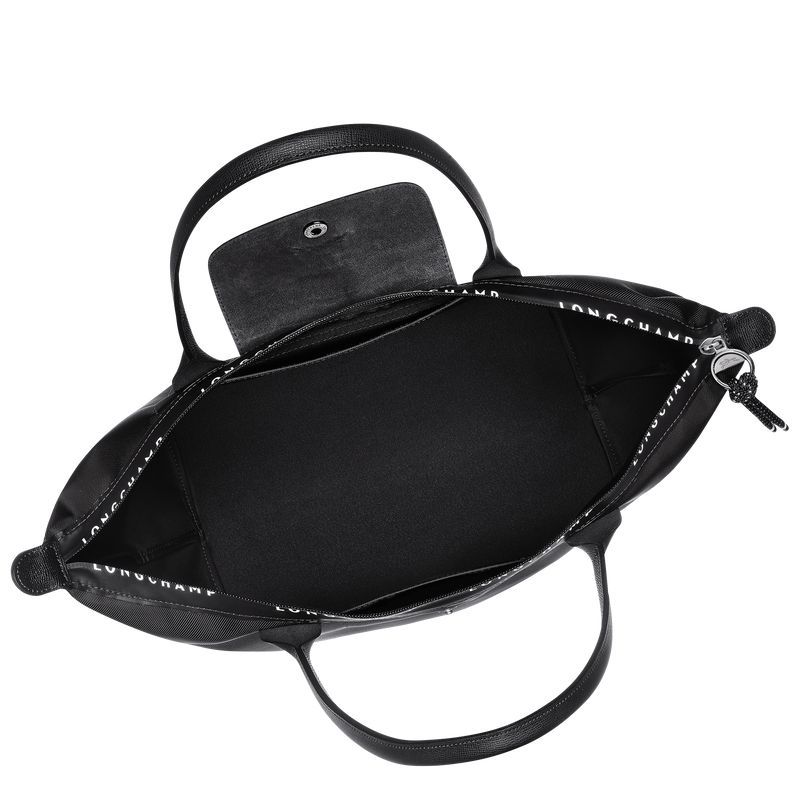 Women Longchamp Le Pliage Energy L Tote Bag Black | Ireland-216LHYXRA