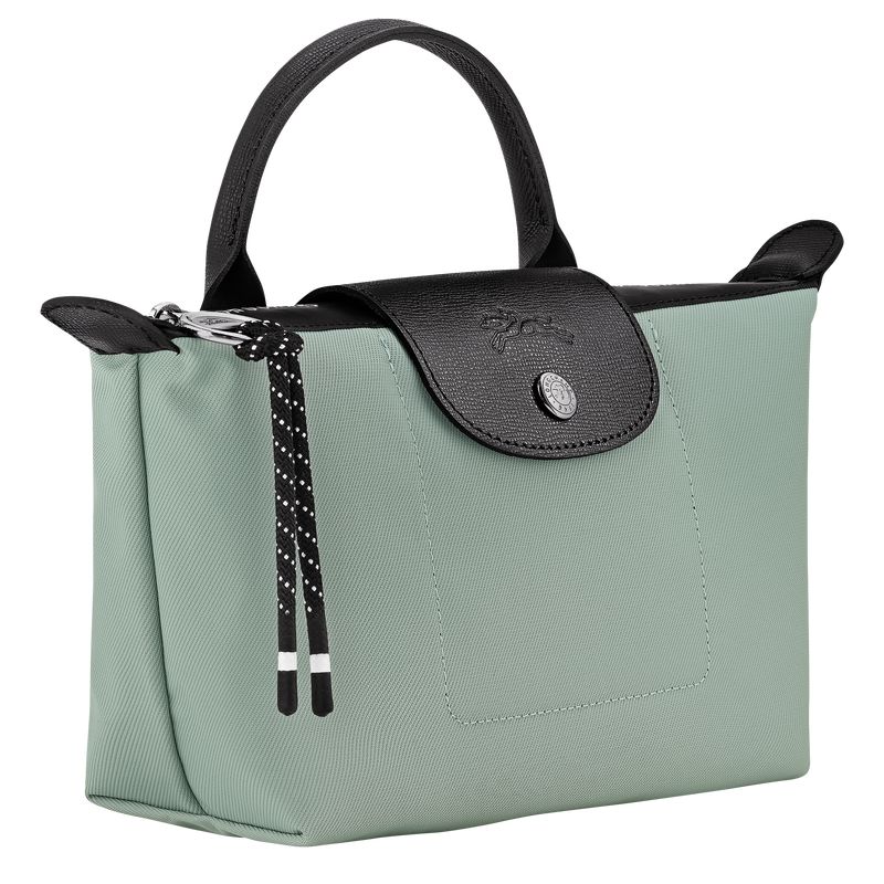 Women Longchamp Le Pliage Energy Pouch Blue Green | Ireland-148YQLHZT